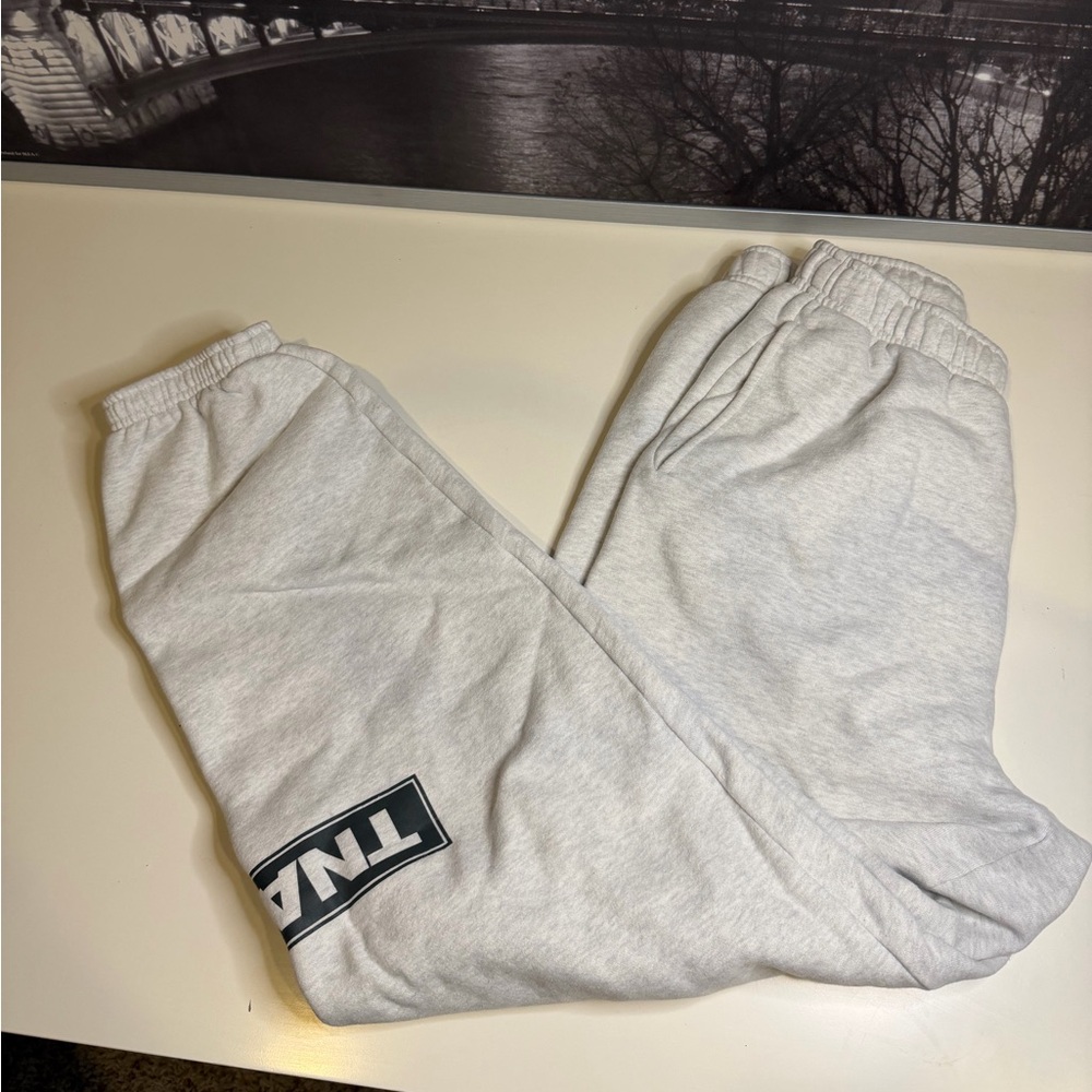 Aritzia TNA Light Gray Joggers